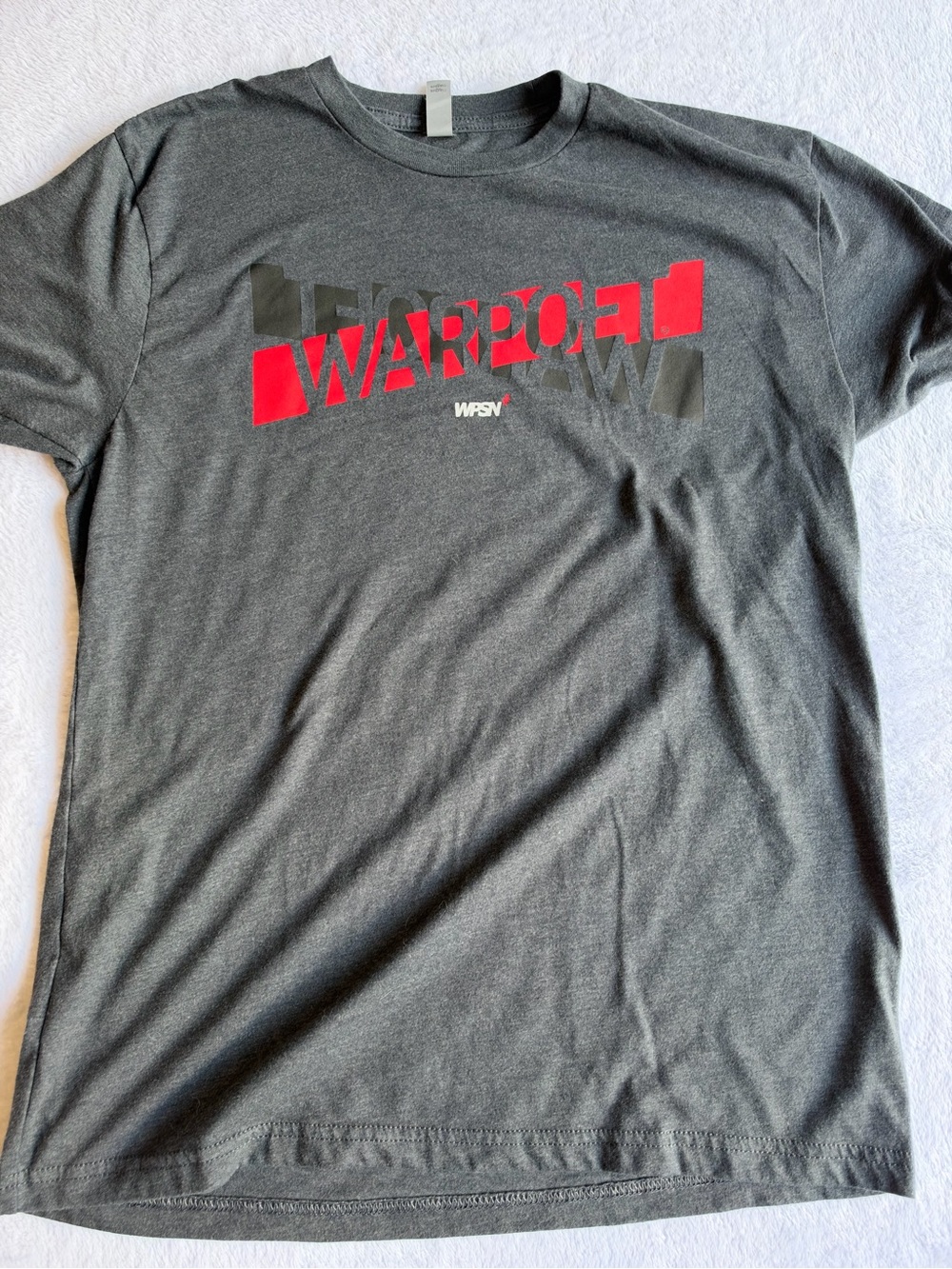 WPSN Warpoet T-Shirt Medium Gray Red Black Tactical M